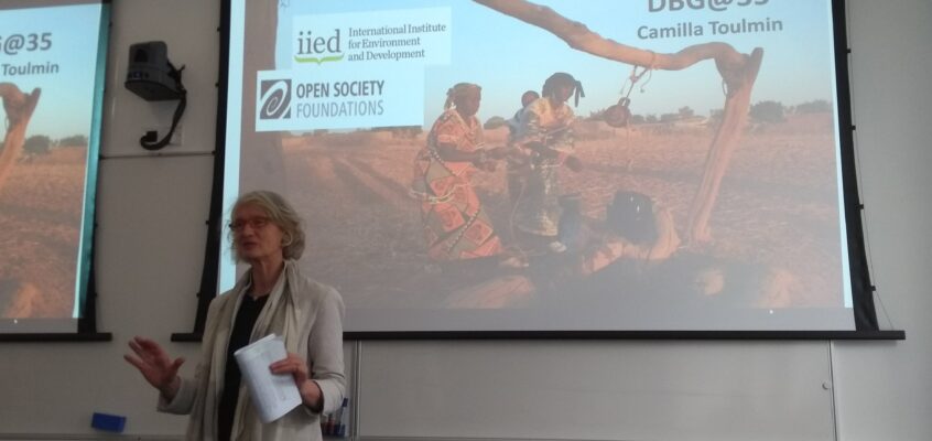 Lessons in Food Systems – Land Use Change in Mali, a talk by Camilla Toulmin